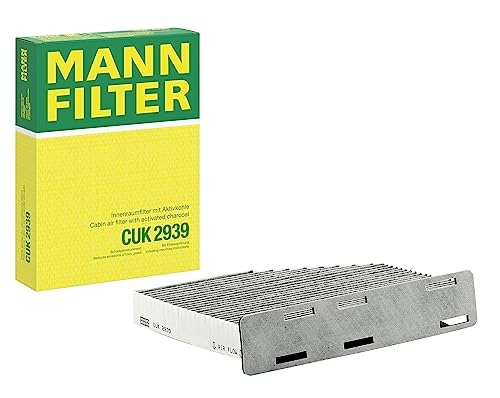 MANN-FILTER CUK 2939 Filtro de habitáculo – Filtro de habitáculo con carbón activo – para automóviles, Acondicionador de aire