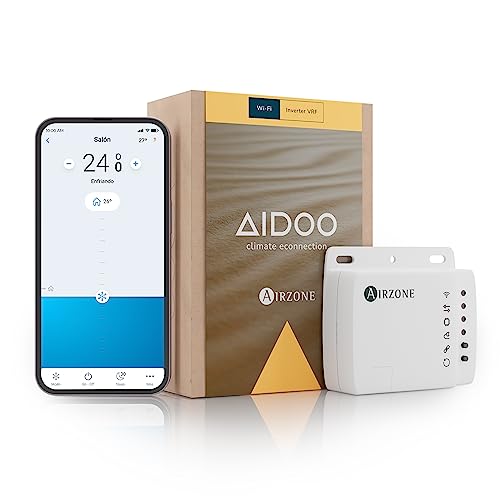 AIRZONE-Aidoo Control WiFi para Aire Acondicionado Compatible con Toshiba,para Conductos,Split y Cassette.Compatible con Alexa y Google.AZAI6WSCTOS